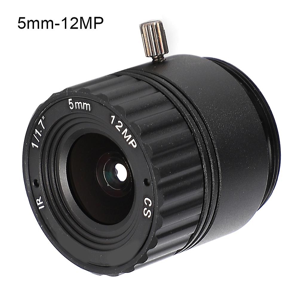 5mm 12MP HD F1.2 1/1.7 CS Mount Fixed CCTV Camera Lens