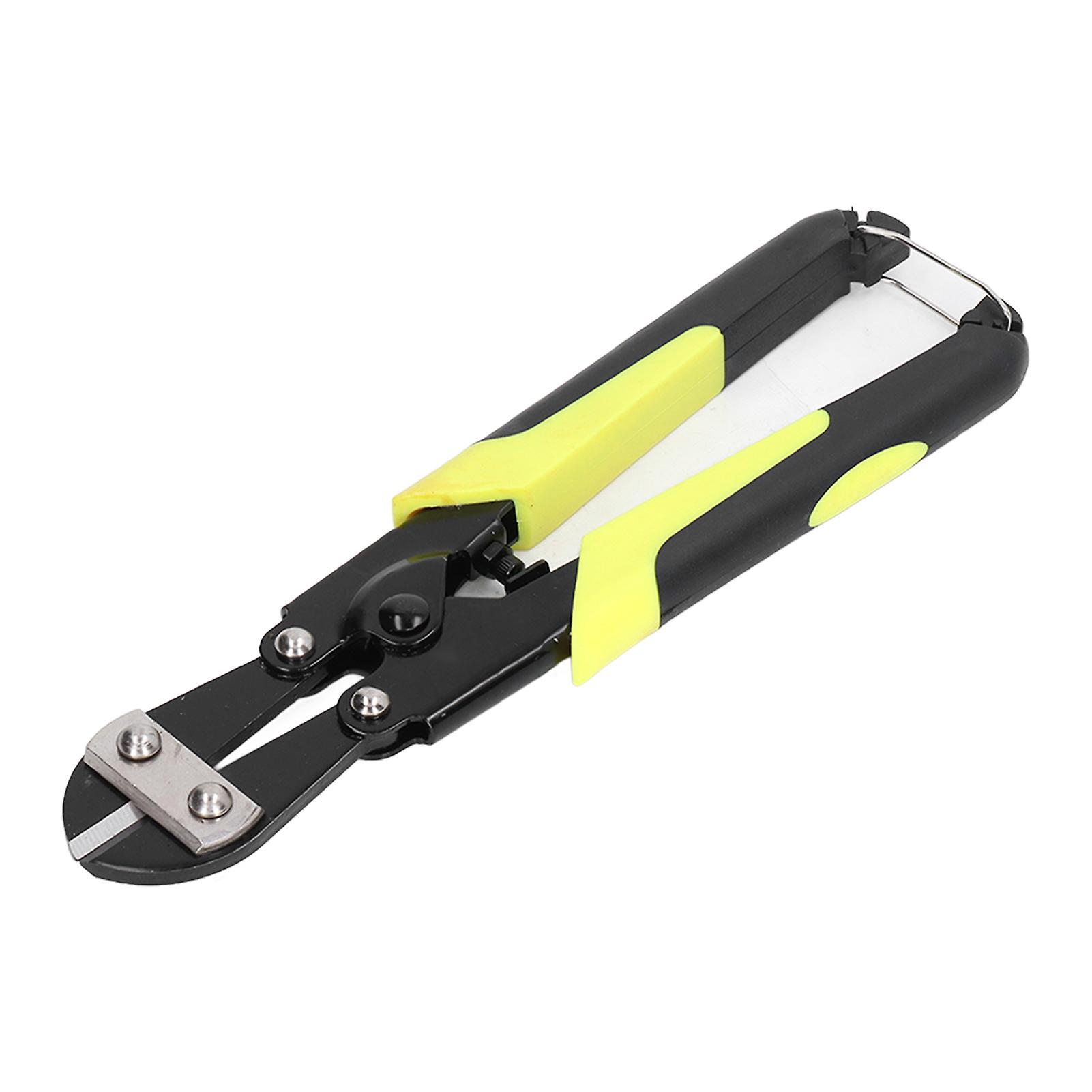 Mini 55 Metric Steel Bolt Cutters, Steel Wire Cutters, Two-Tone Plastic Handle, Hand Tool
