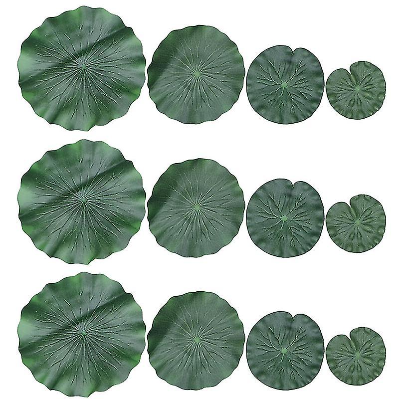 12pcs Lotus Leaves