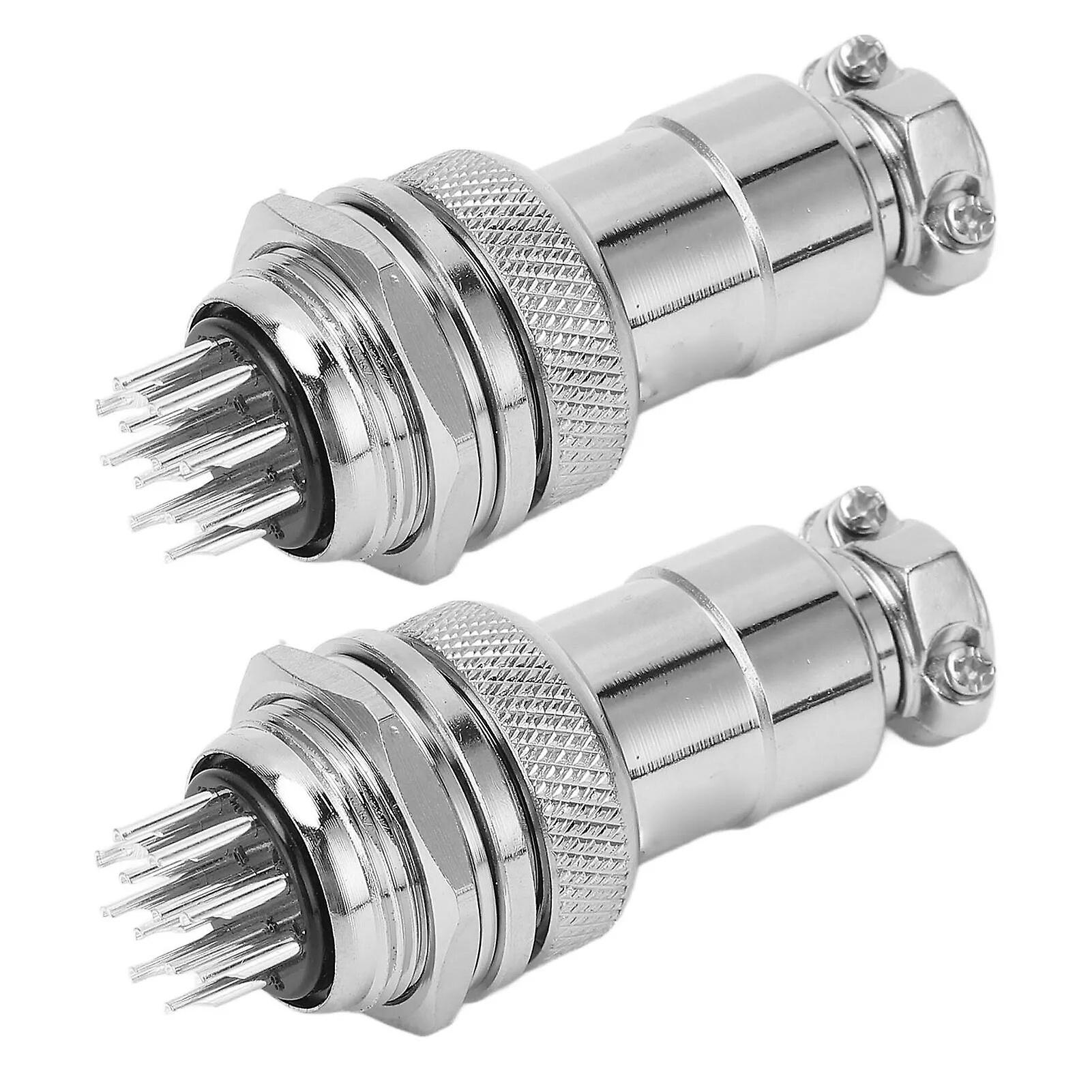 12 pin electrical plug socket aviation connector for automatic system~7473