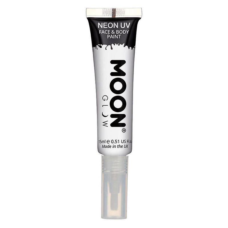Moon Glow Intense Neon Uv Face Paint Single, With Brush Applicator, 15ml M03062