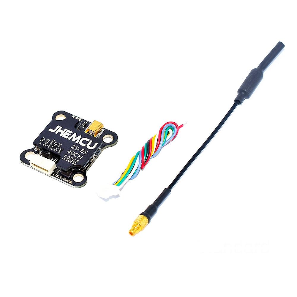 JHEMCU VTX20-600 5.8Ghz 40CH PIT/25mW/100mW/200mW/400mW/600mW IRC FPV Transmitter 20x20mm MMCX For R
