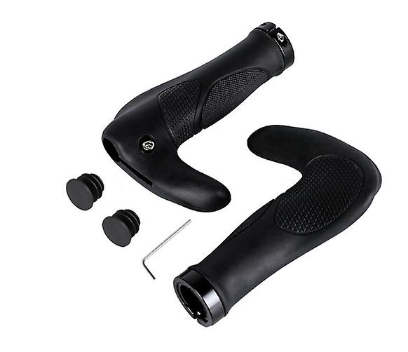 1 pcs Black Bicycle handlebars with rod end angle rubber
