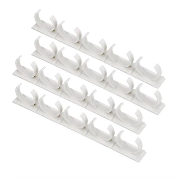 4 Pcs White Condiment Bottle Rack, Spice Rack, Kitchen Supplies Plastic Storage Rack
