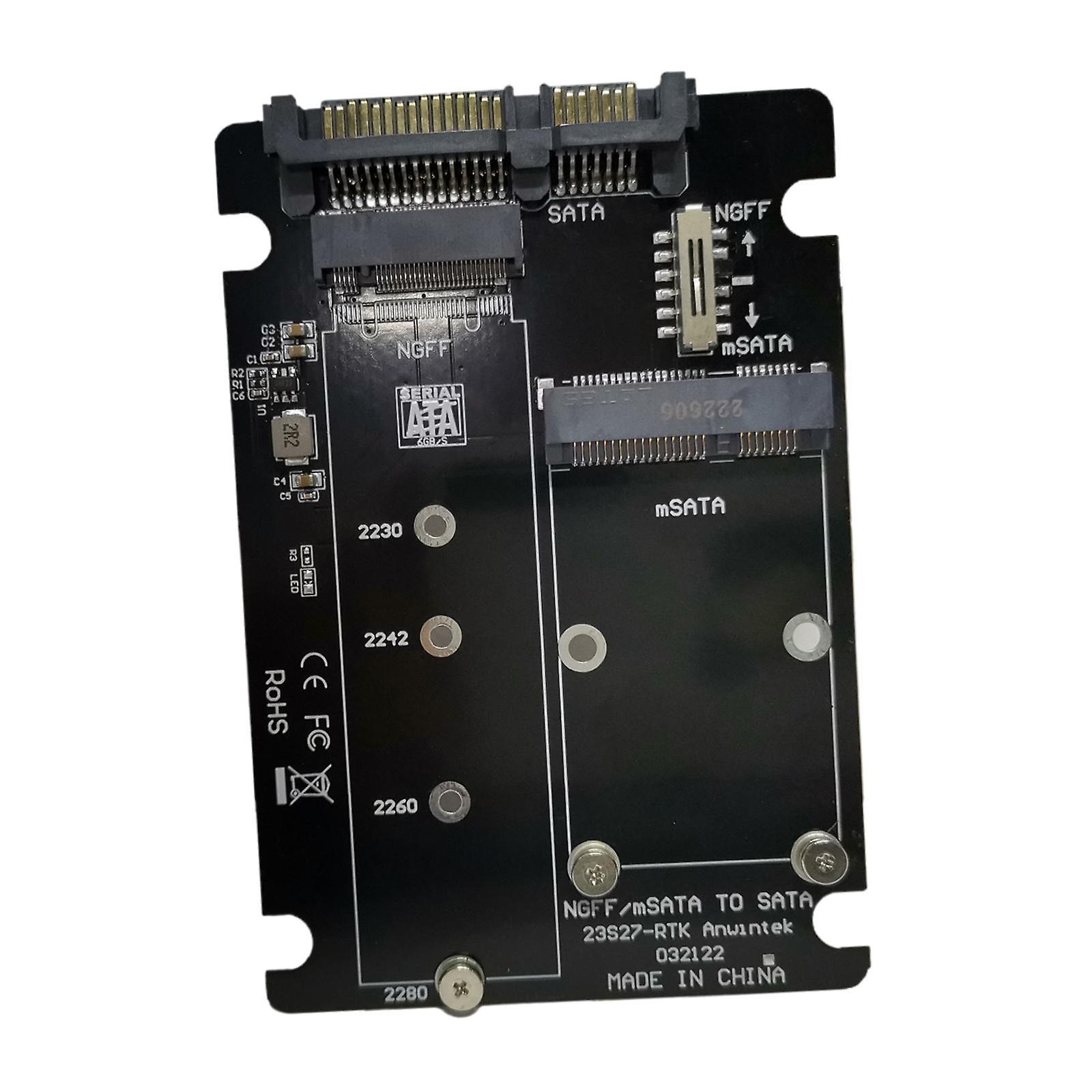 Hard Drive Adapter with Screwdriver Practical Data Transfer SSD Convert Card