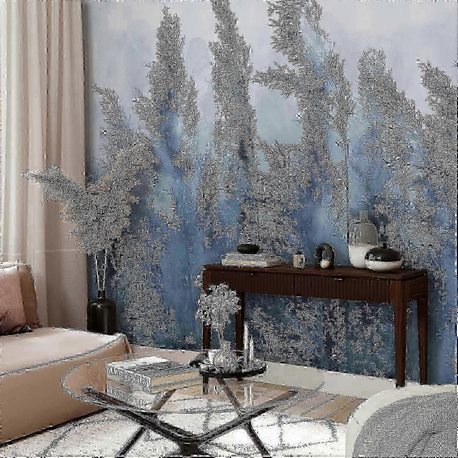 Papier peint - herbes hautes - Gris