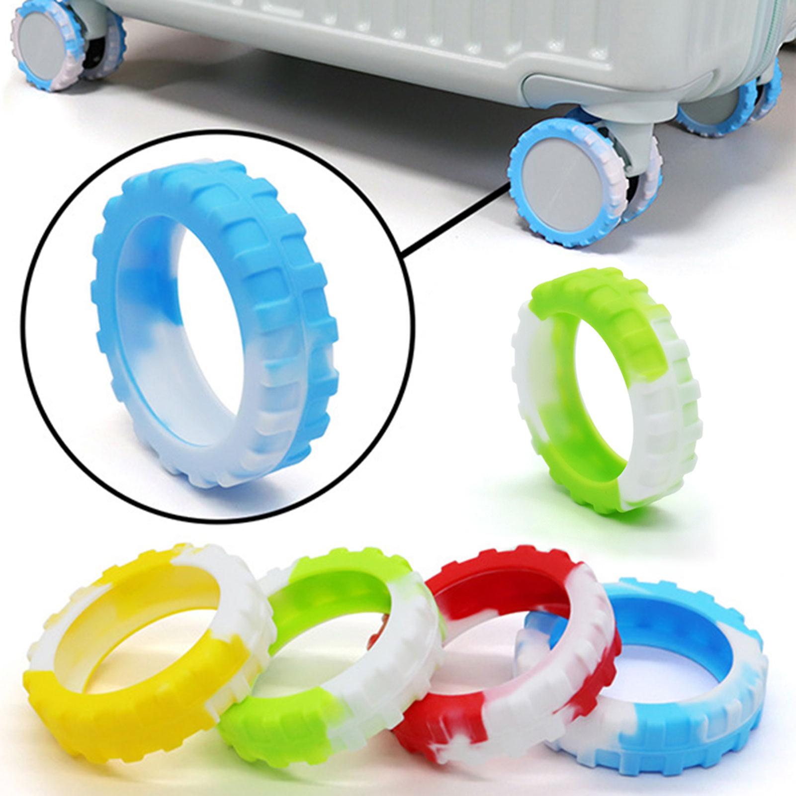 Luggage Wheels Protector Noise Reducing Anti-Scratch Luggage Wheel Protector for Carry On Luggage