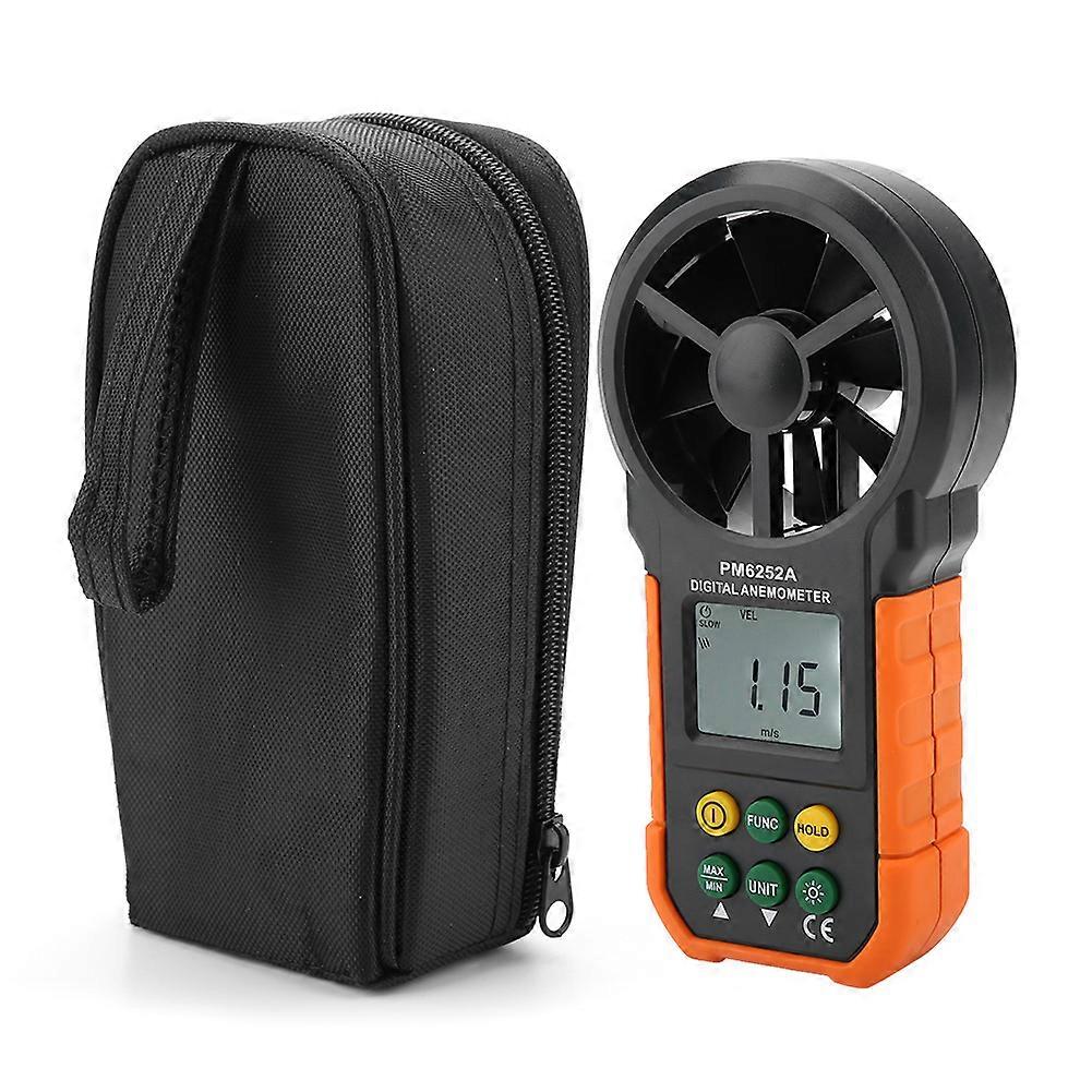 PEAKMETER PM6252A Cyfrowy miernik prędkości wiatru Anemometr do pomiaru objętości powietrza