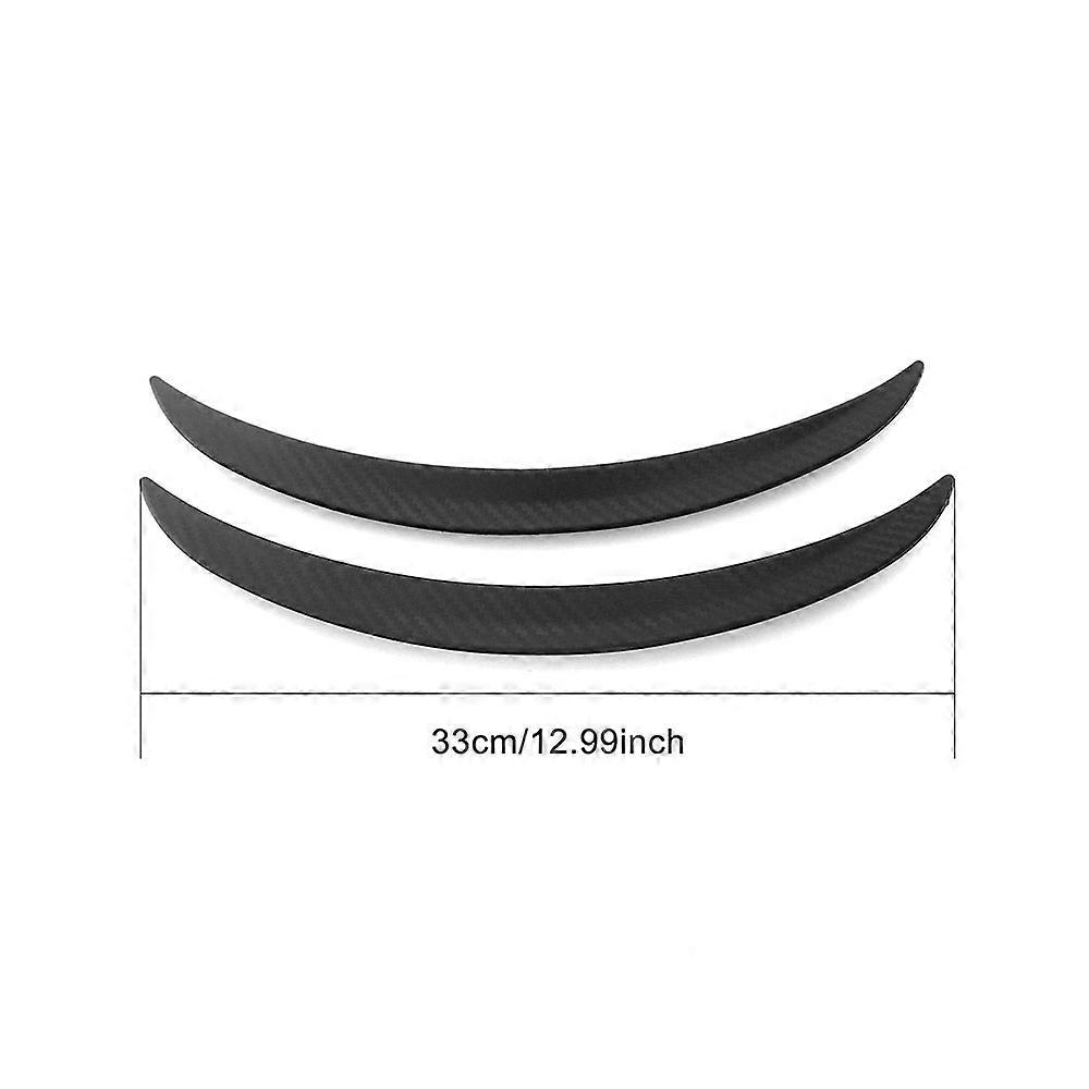 Carbon Fiber Look Fender Flares Wheel Eyebrow Auto Mudguard Lip Body Kit Auto car Protector Cover Mud Guard for Universal Car