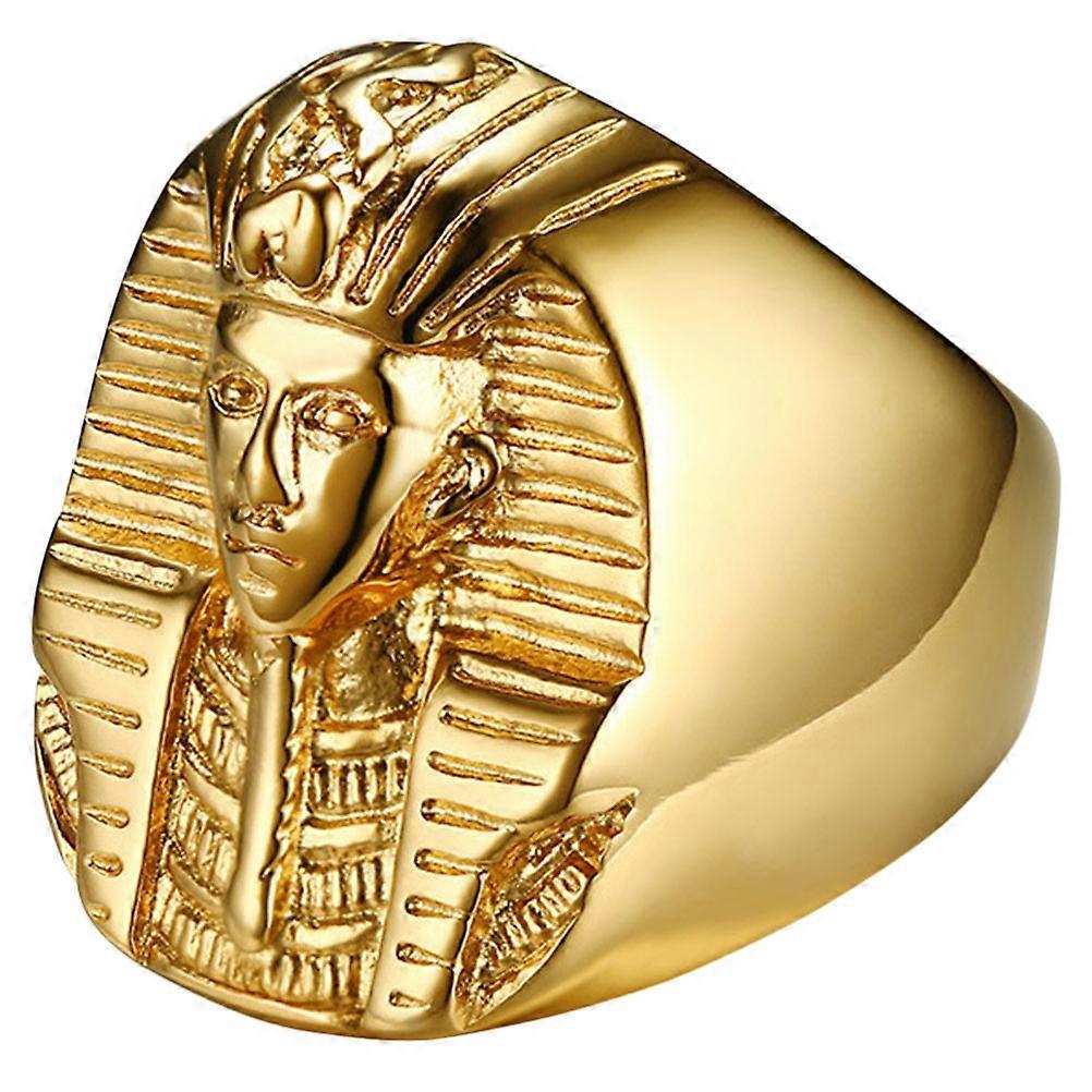 Men Stylish Finger Ring Egyptian Pharaoh Themed Ring Decor Party Costume Ring Decor