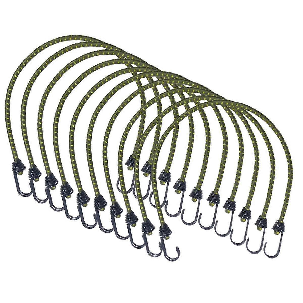 Bungee Cord High Elasticity Rubber Tied Rope with Hooks Outdoor Tent Assembly Camping Luggage Tool Outdoor Accessories,B