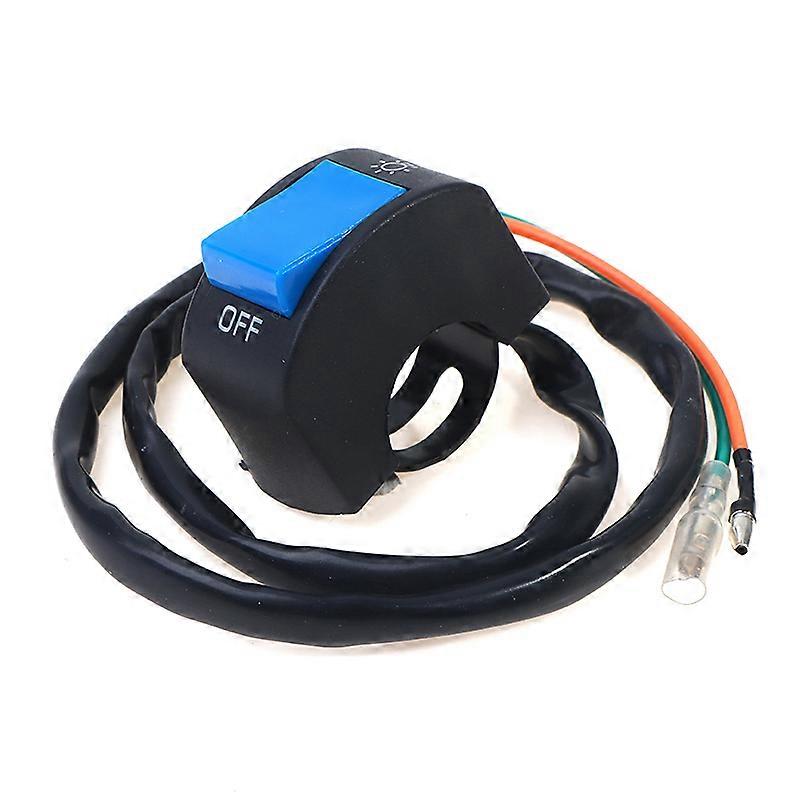 22mm On/off Motorcycle Switch Push Button 12v Button Connector Handlebar Switch For Atv Electronic Bike Scooter Motorbike