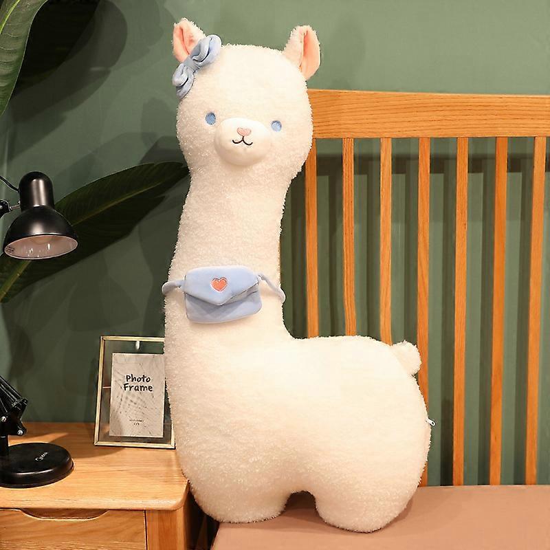 105cm Lovely Alpaca Plush Toy Japanese Alpaca Soft Stuffed Cute Sheep Llama Animal Dolls Sleep Pillow Home Bed Decor Gift