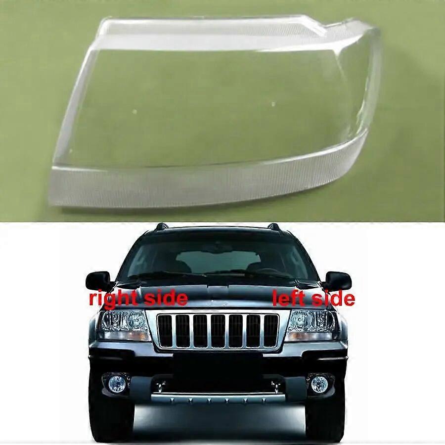 For Jeep Grand Cherokee 1999 2000 2001 2002 2003 2004 2005 Lampshade Headlamp Cover Lamp Shell Mask Headlight Shade Plexiglass