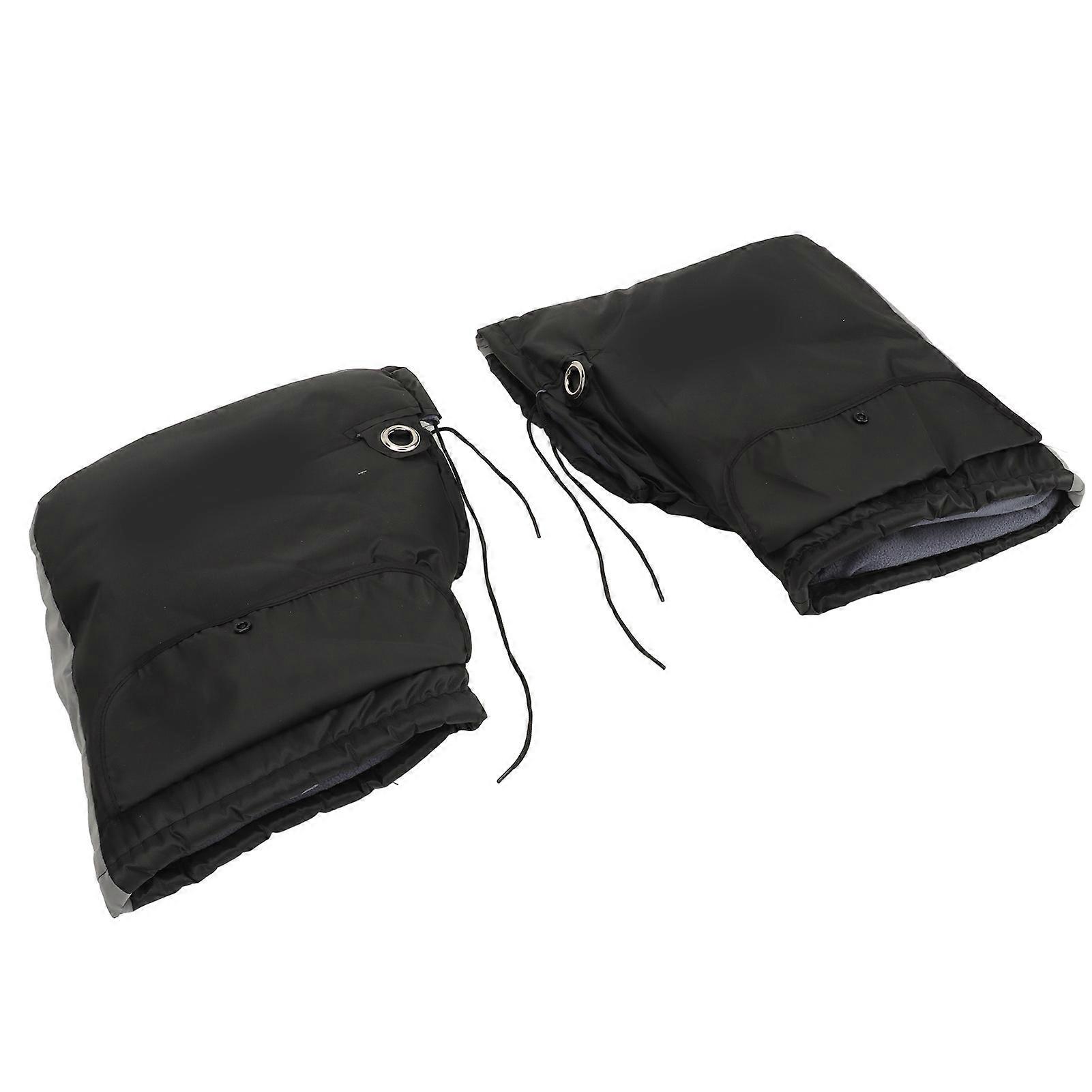 Snowmobile Handlebar Gloves (Muffs) - Universal Windproof Winter Hand Warmers For Motorcycles, ATVs, & Scooters - View #4