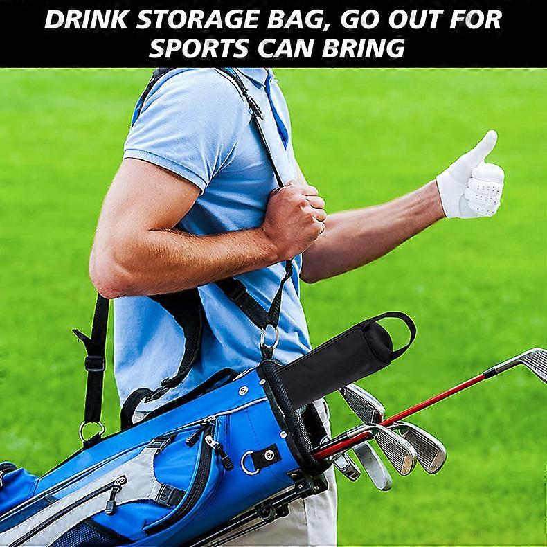 Golf Bag Cooler 7-Can Cooler Sleeve Golf Cooler Golf Bag Beverage Beer Sleeve for Golf Bag Golf Beer Sleeve Cooler for Cans Golf Cooler Bag Nice Coole