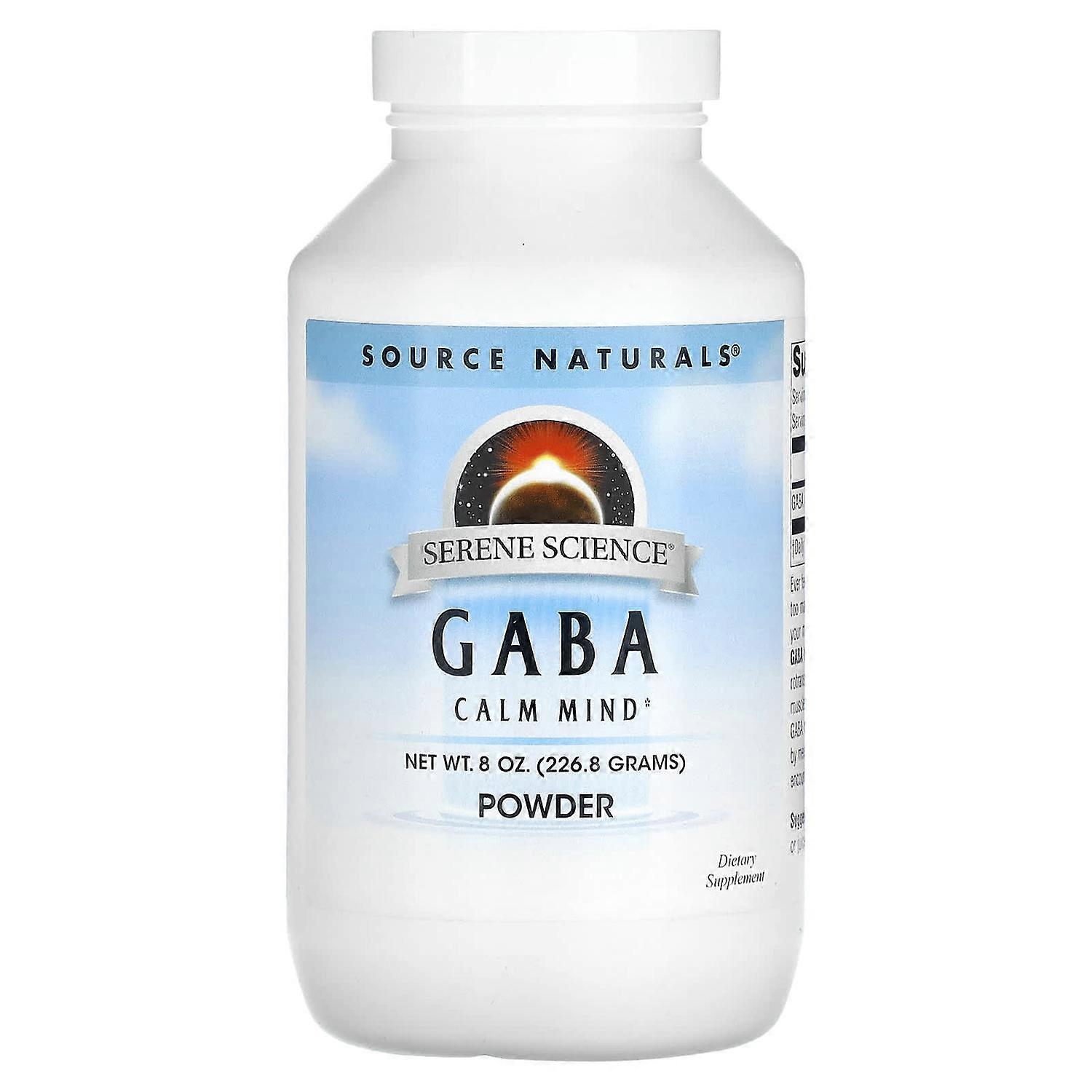 Source Naturals, Serene Science, GABA Powder, 8 oz (226.8 g)