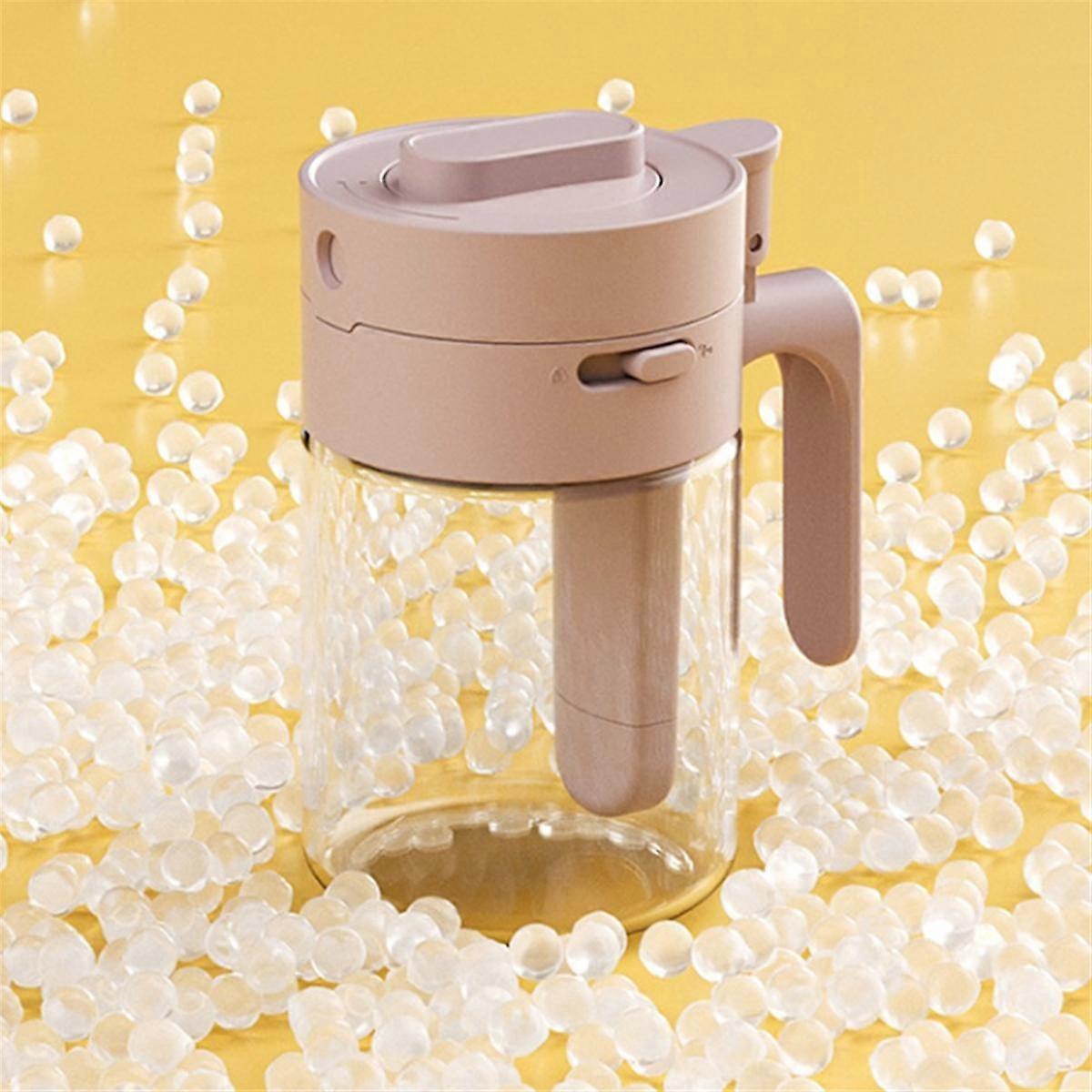 Seasonings and Spices Organizer,2-In-1 Spice Holder, Detachable Spice Jar with Spoon Cream Color