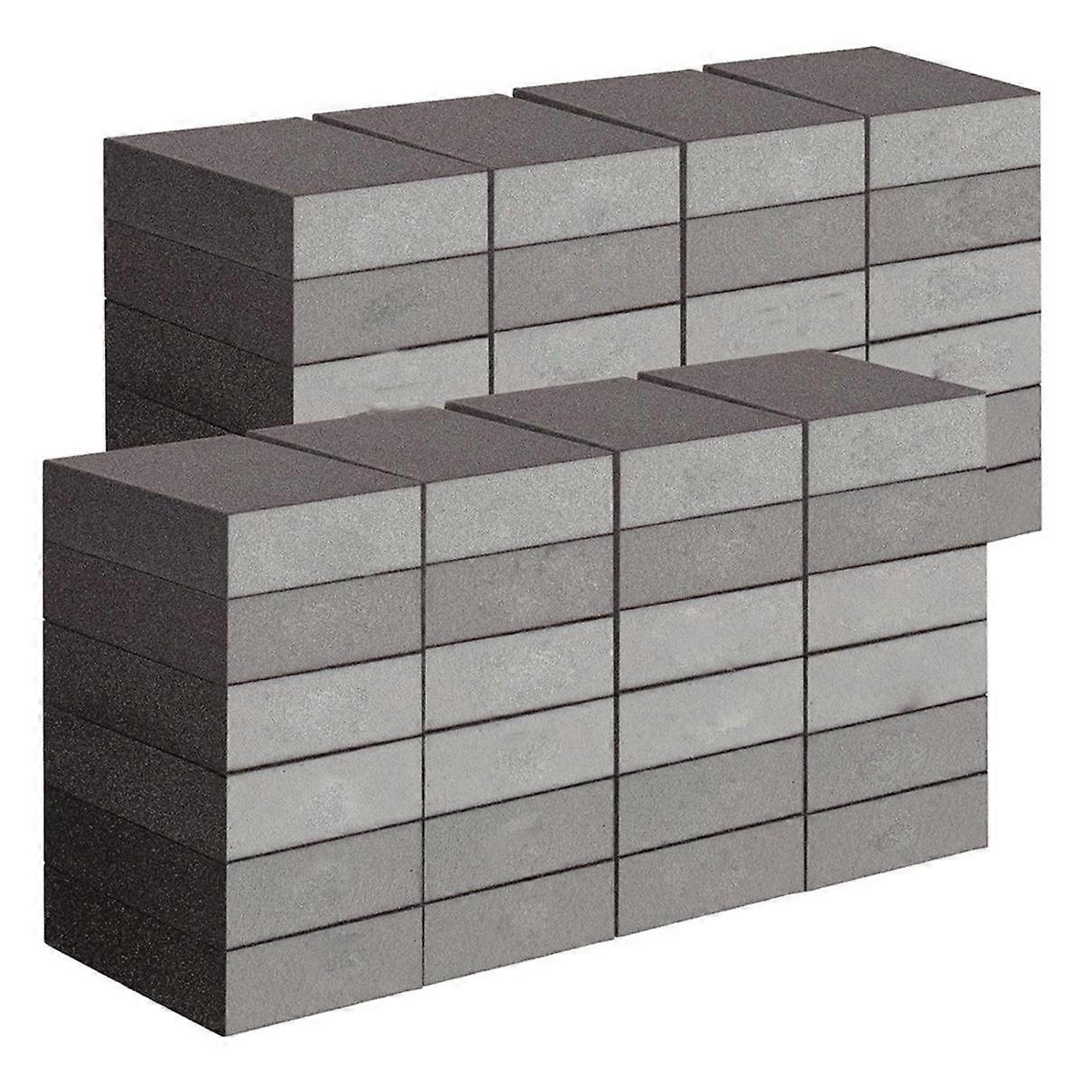 48 Pcs Sanding Sponge Fine Coarse Sanding Block Set Washable and Reusable Sandpaper Block 60/80/100