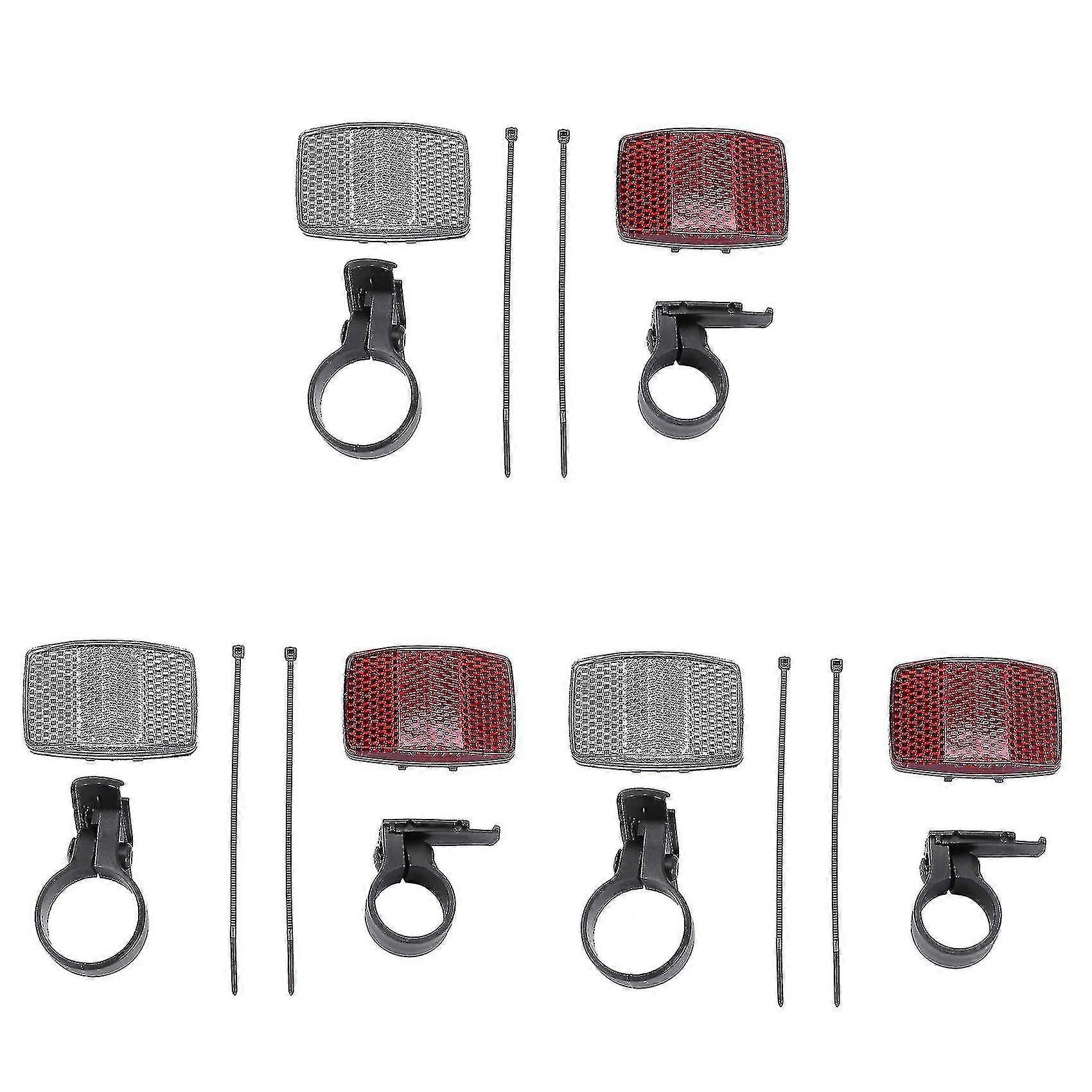 3ペアサイクル自転車バイクライトリフレクターリアフロントハンドルバー&サドルバーHy用