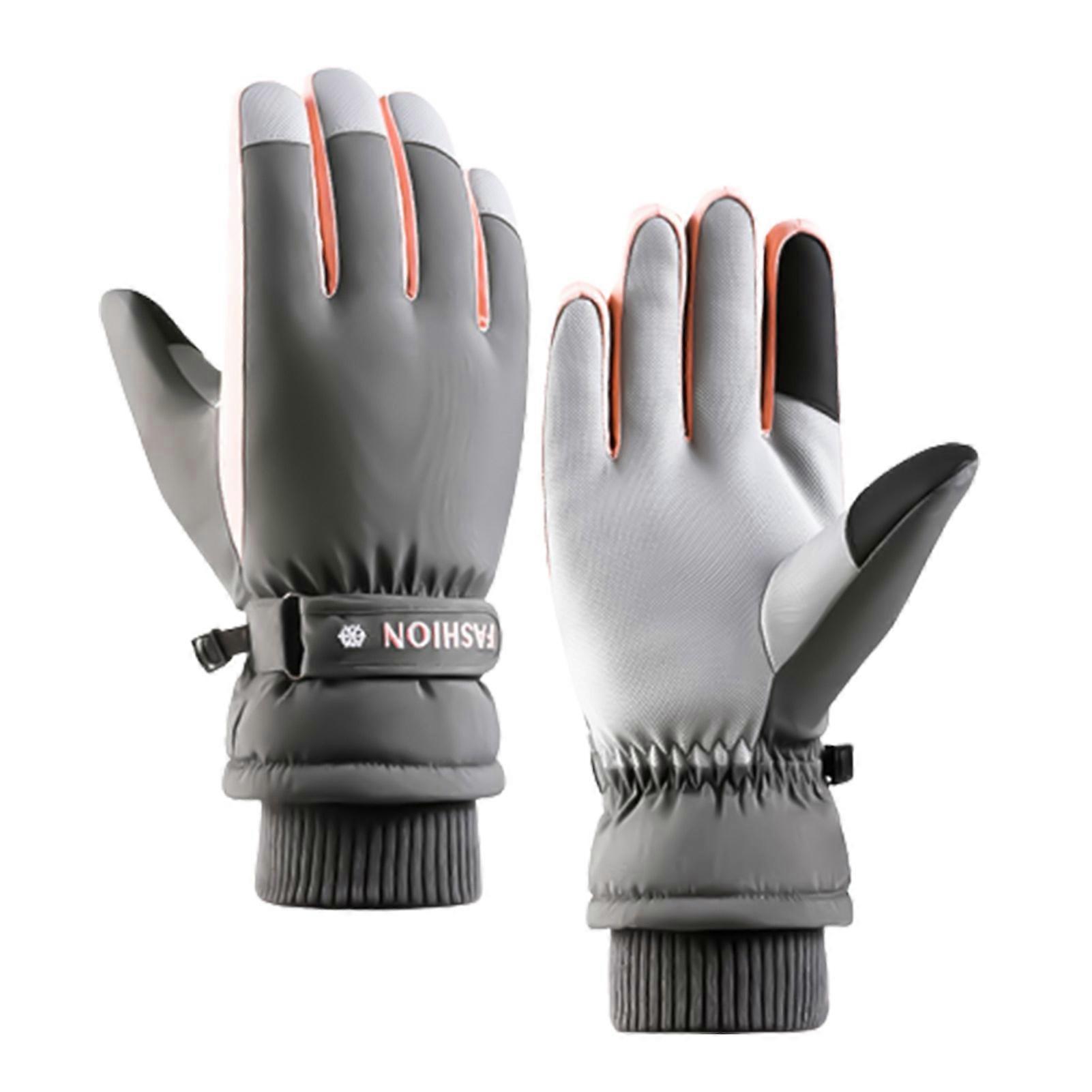Winter Snowboard Ski Gloves Waterproof Touchscreen Snowboard Gloves for Cold Weather Outdoor Skiing and Cycling