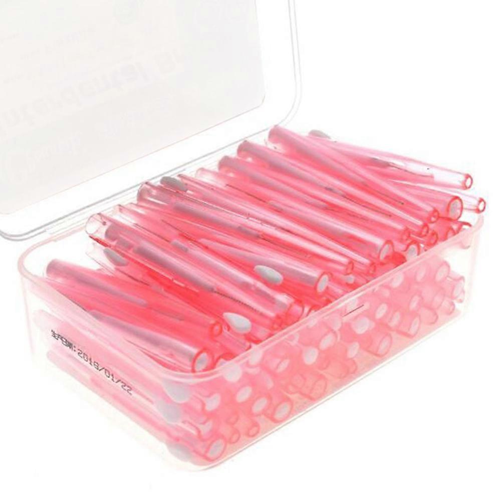 60pcs Toothpick Interdental Brushes Tooth Flossing Head Oral Hygiene Brush Optional Sizes