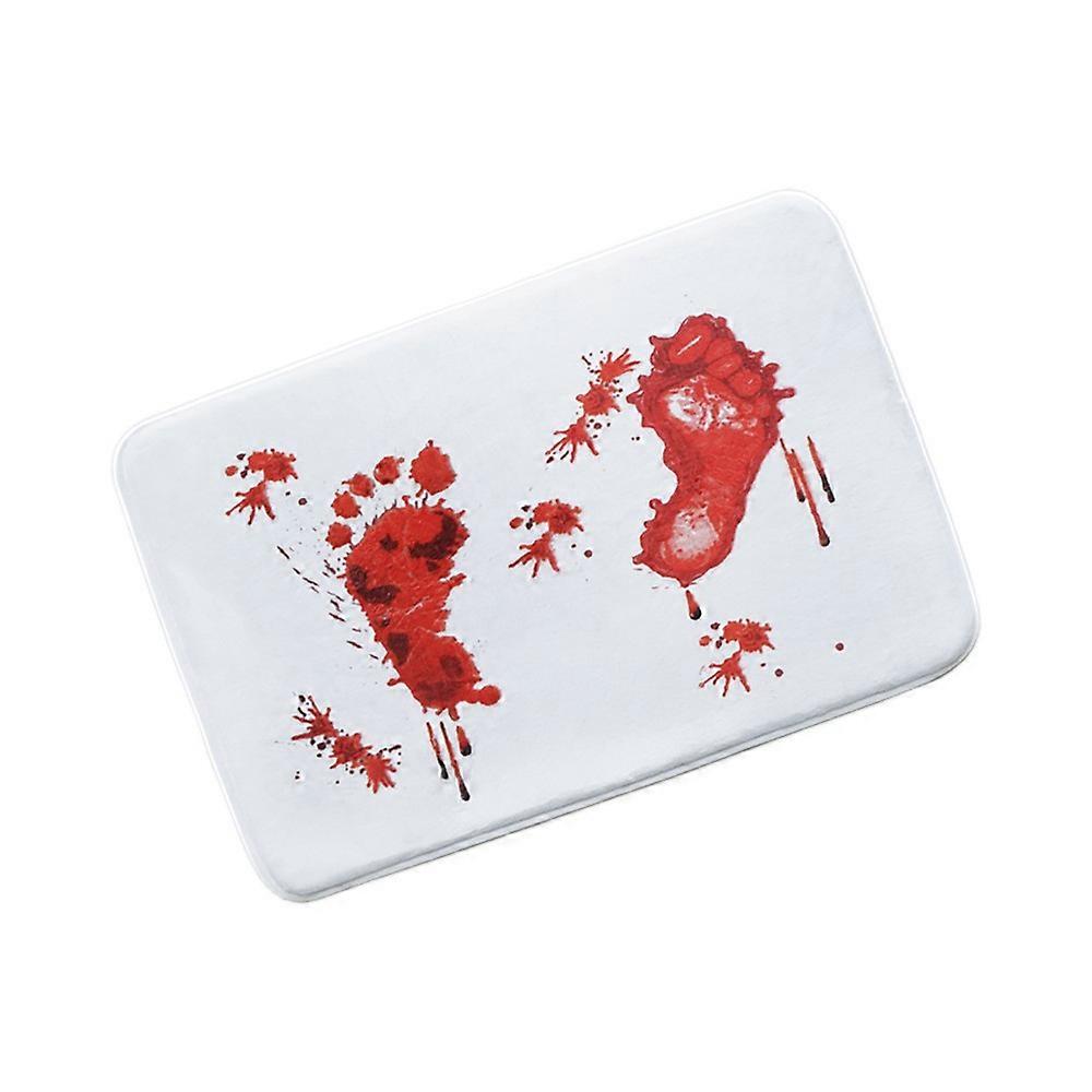 ZK 40x60cm flannel non-slip doormat printed bathroom floor mat European style water-absorbent new