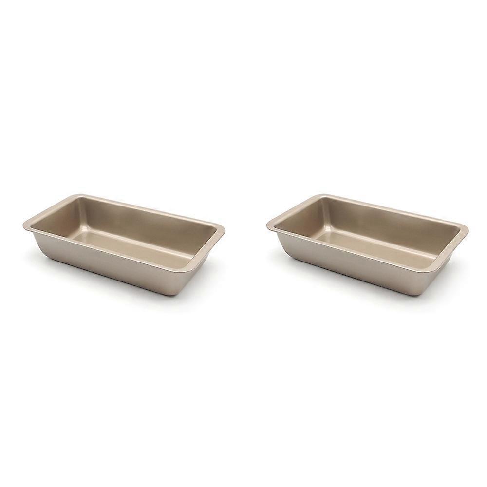 2Pcs 9 Inch Loaf Baking Pan Toast Bread Mold Cake Mold Carbon Loaf Pastry Bakeware DIY Non Stick Pa