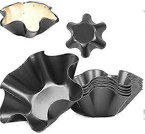 Lumana 8 Pack Tortilla Bowl Molds Perfect Tortilla Pan Nonstick Taco Shell Tortilla Pan Maker Salad Bowl(wanan)