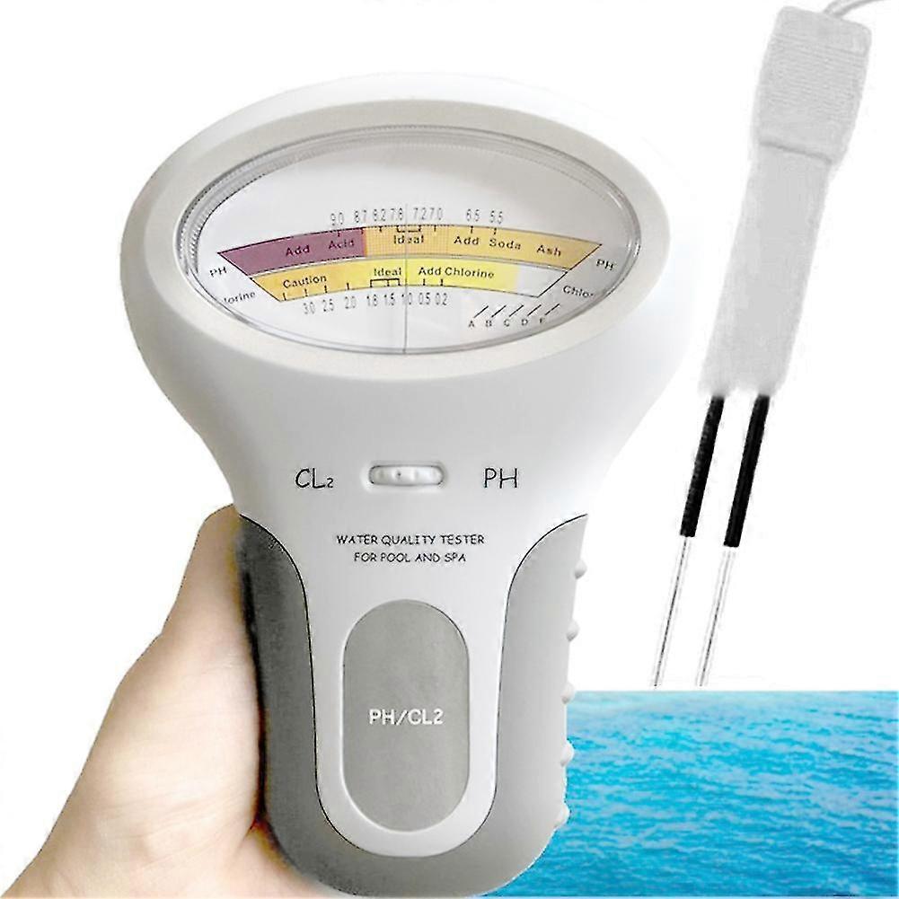 Portable Digital Swimming Pool Water Quality Tester Analyzer Ph Cl2 Meter Device Mengxi