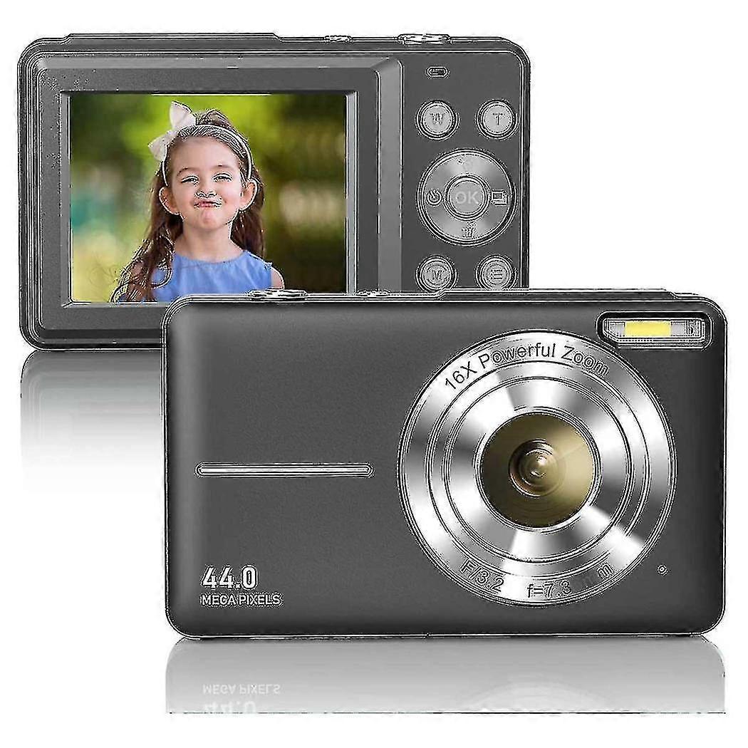 1080p Full HD Câmera Digital 44mp Câmera Compacta 2,4 polegadas Lcd tela 16x Zoom Digital Mini V1