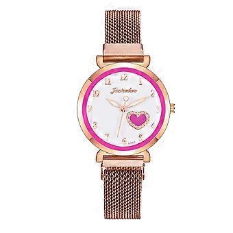 Women Fashion Watch Clock Stainless Steel Casual Dress Wrist Crystal Jewelry