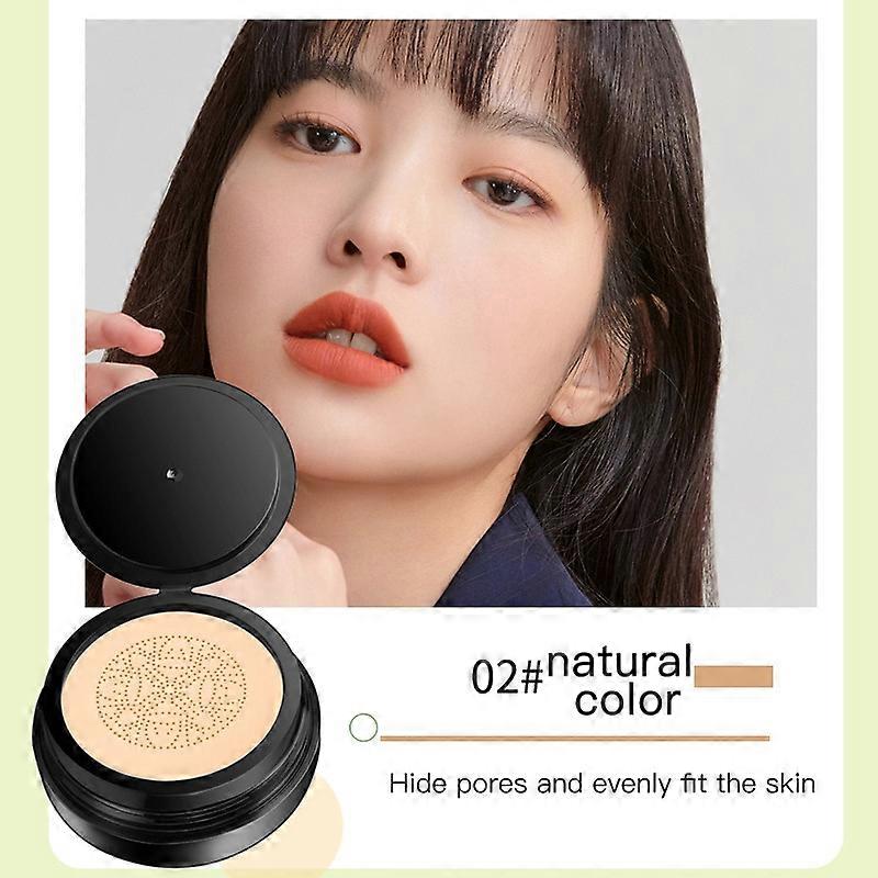 2 Color Mushroom Head Cushion Snail Collagen BB CC Cream Concealer Liquid
