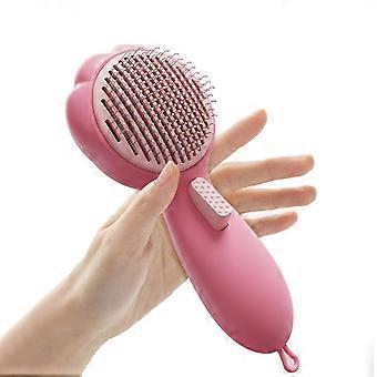 Hund Bürste Katze Bürste Kämme Pflege Bürsten für Hunde Entmattung Werkzeuge Haarentfernung Handschuhe Kurze Haare Haarausfall Haustier Massage Selbstreinigende Automatische Haar Re
