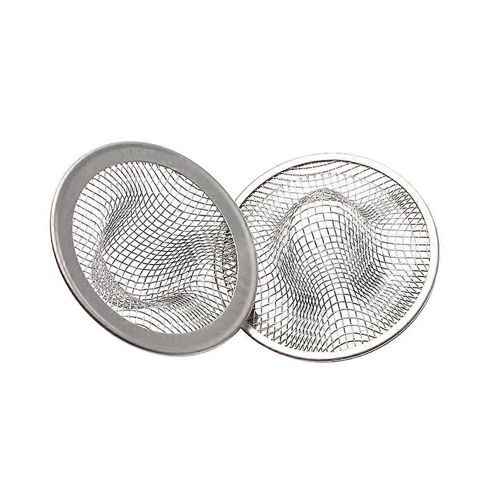 2Pcs Round Iron Bathroom Drain Filter Net Cover Hair Dirt Floor Strainer Stopper Kaesi