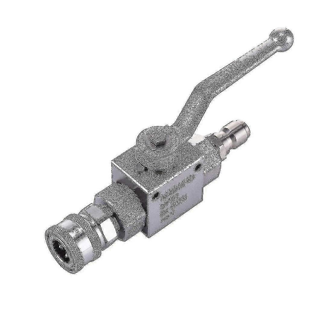 Tool Daily High Pressure Washer Ball Valve Kit, 3/8 Inch Quick Connect For Power Washer Hose, 4500 Psi