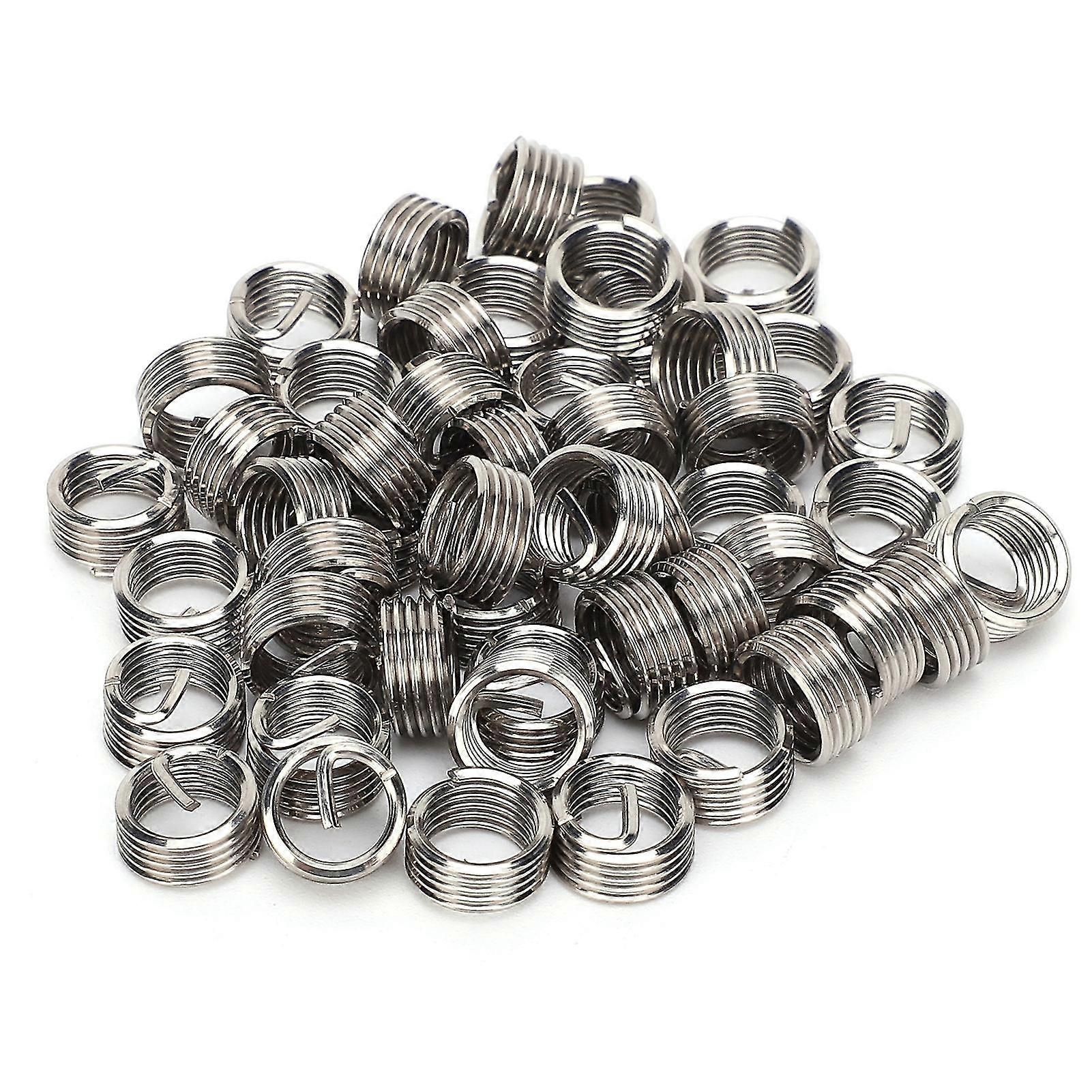 50 Stück Edelstahl M7 x 11D Gewindeeinsätze Reparaturwerkzeug - männliche weibliche Reduziermutter