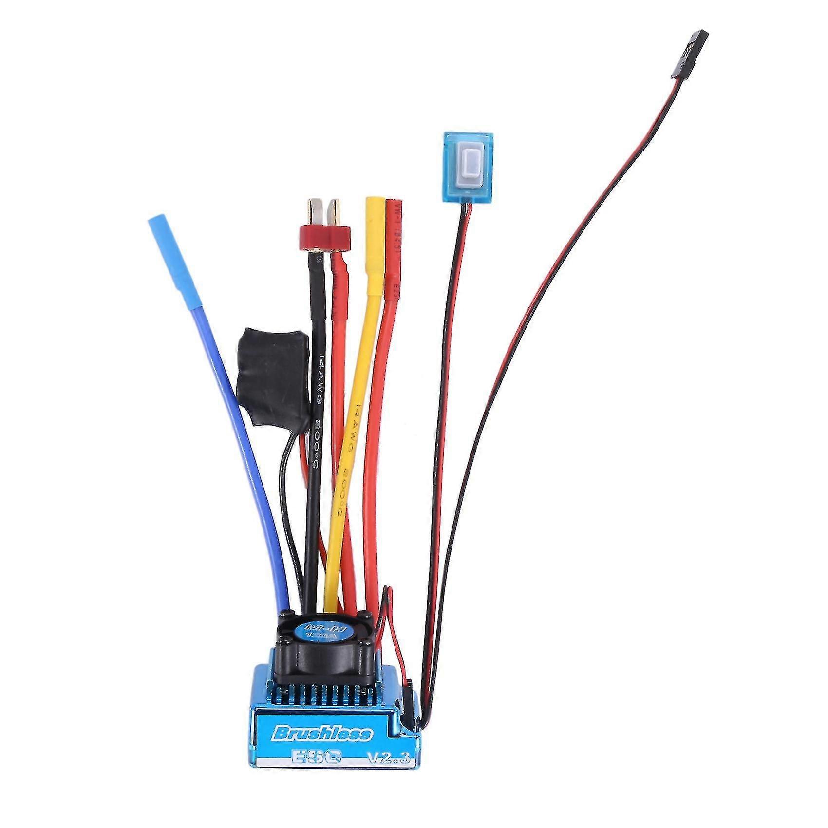 120a Brushless Esc Electric Speed Controller Waterproof Dust-proof Rc Part Accessory-dt