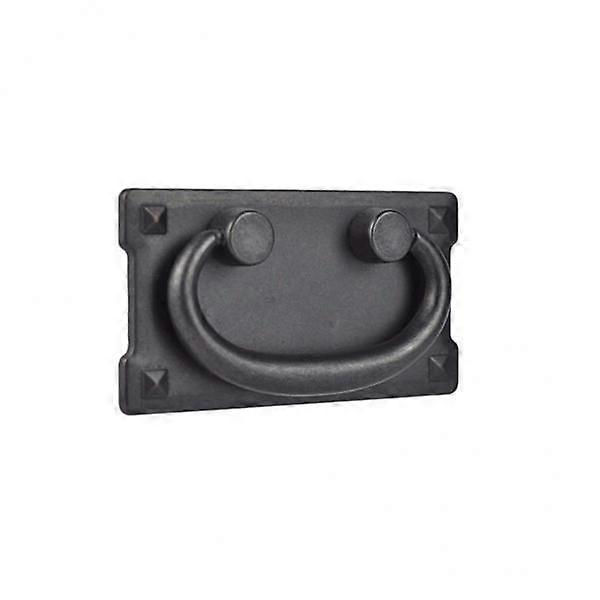 16xRetro Cabinet Knobs Drawer Door Bin Wardrobe Drop Ring Pulls Handle Black