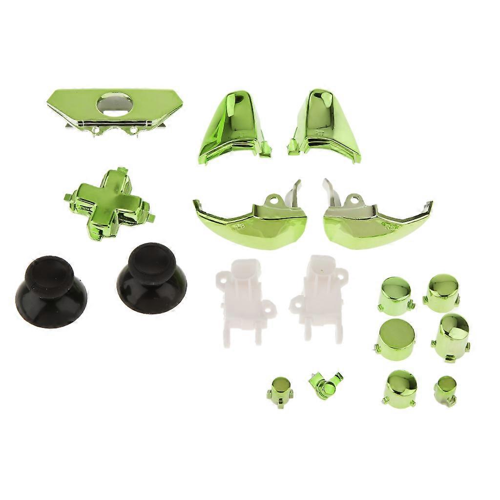 Set of 18 Replacement Controller Buttons Kit for Microsoft   One Green