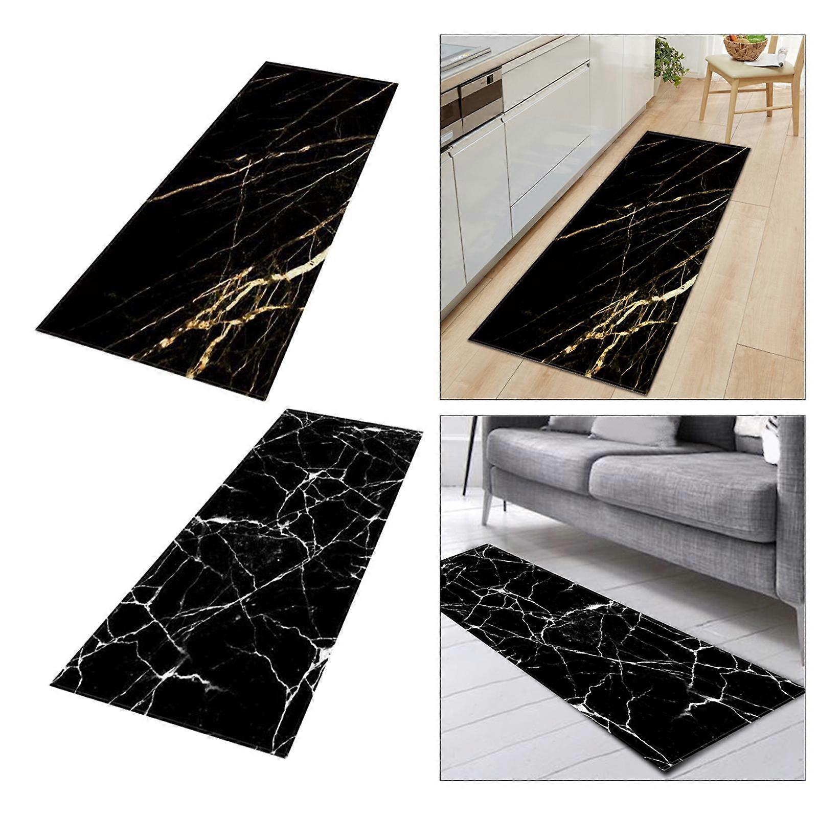2 kpl marmorilattiamatto Ovimatto Pitkä Matto Matto Sisäänkäynti Ovimatto
