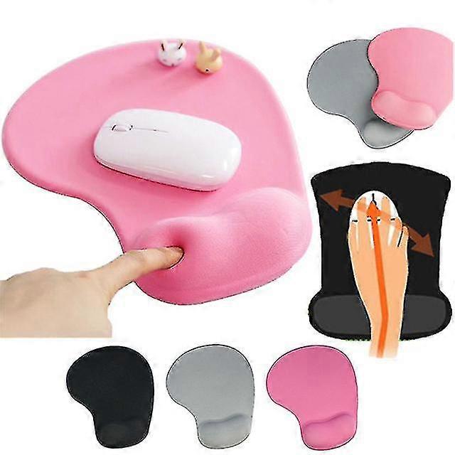 Thicken Mouse Pad Support Wrist Comfort Mouse Pad Mat Mice Mousepad Mat For Game Computer Pc Laptop Desk Pads Wristband Support Multi-color Optional
