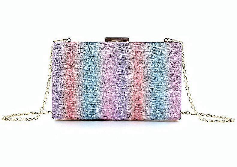 Rainbow Rhinestone Cina Bag