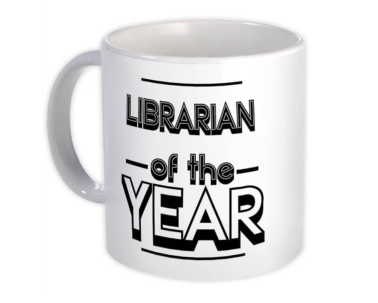 Presentmugg: Årets bibliotekarie Jul