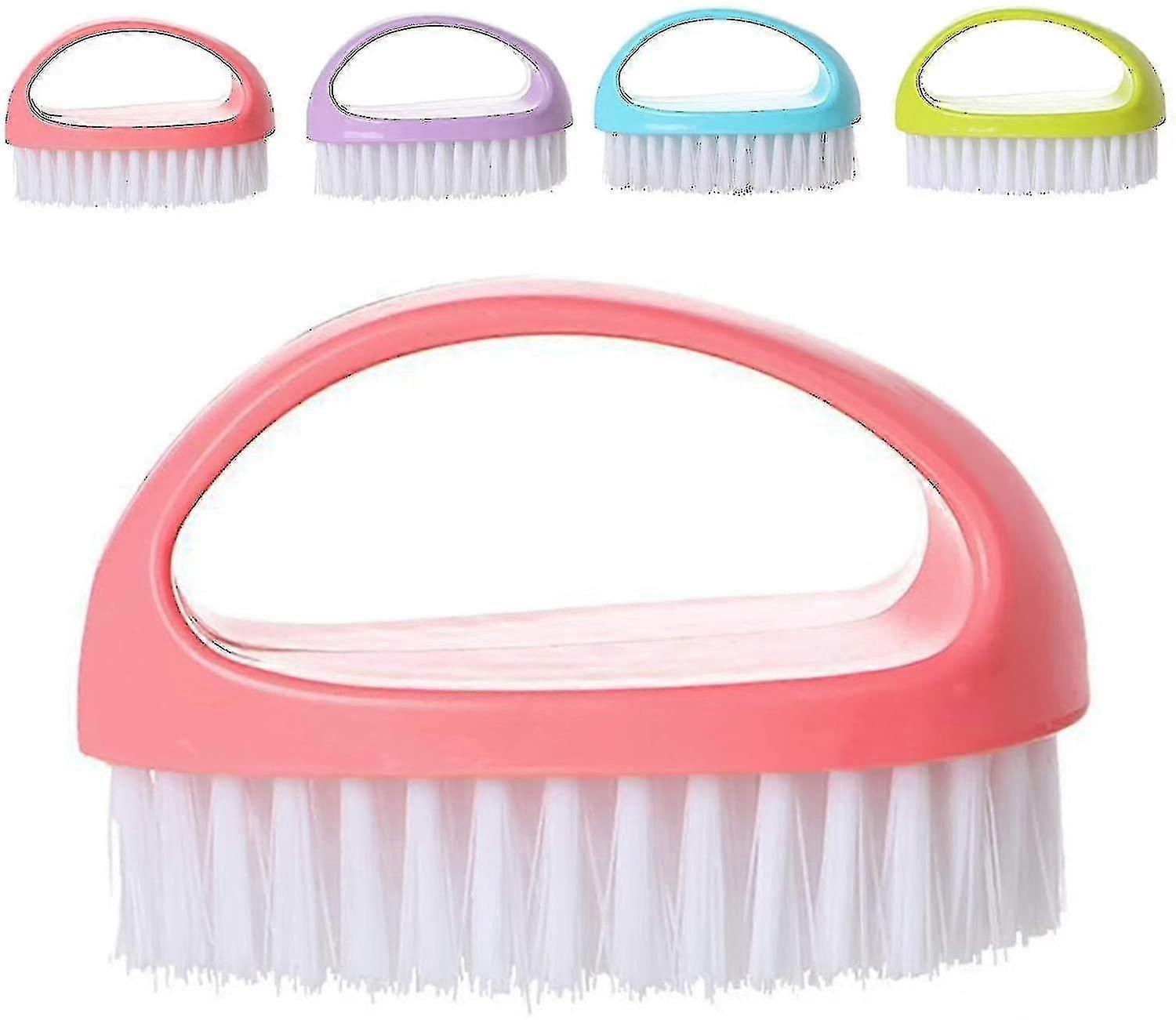 Multifunctional Candy Color Plastic Shoe Cleaning Brush Set