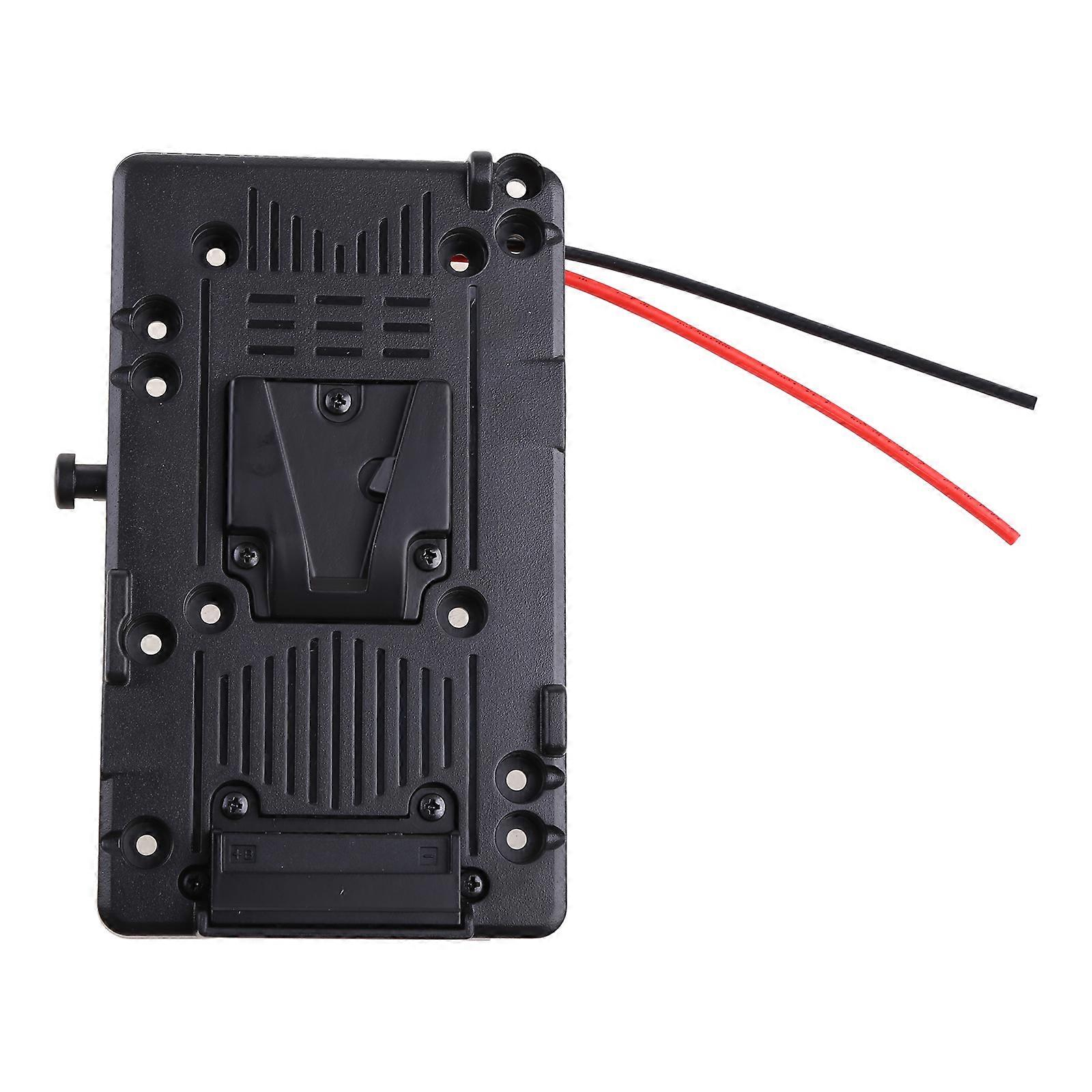 Metal V-Mount Battery Gusset Quick Release Assembly V-Lock Mount Plate with Screws Kit for DSLR Camera Monitor SLR Kit Fixing