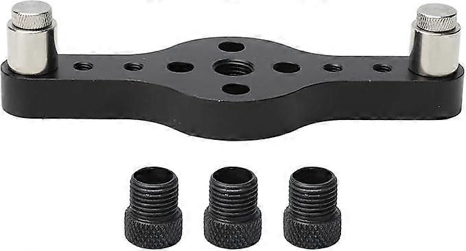 Centering Doweling Drilling Guide,Self Locator Guide Positioner Woodworking Jig Splicing Locator Tools for Cabinet Doors Floors Panels