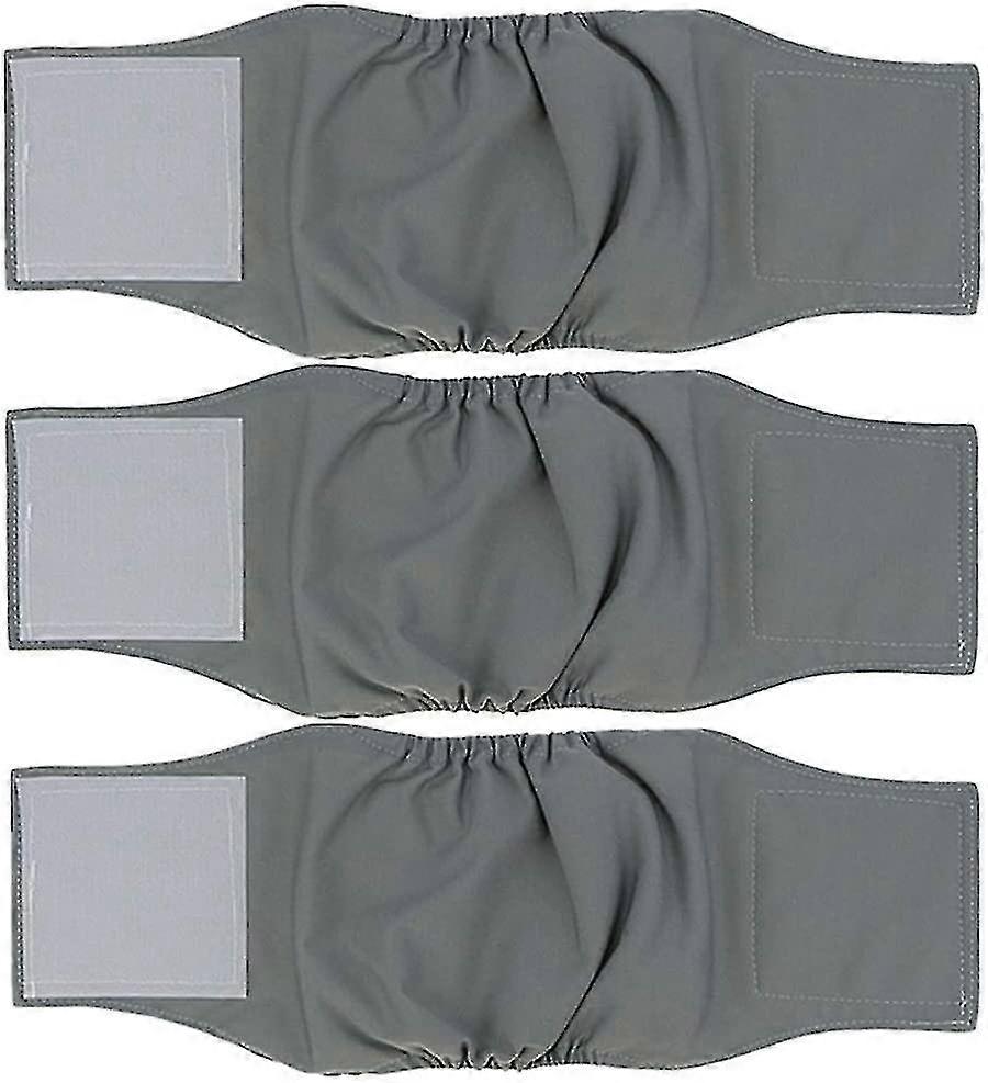 Dog Diapers-comfortable, Durable, Reusable Dog Diapers,grey