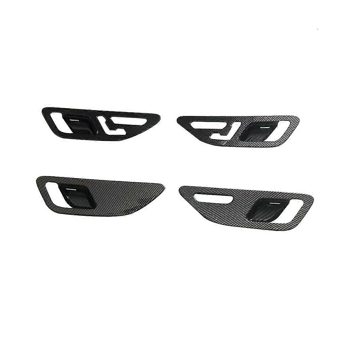Door Handle Bowl Frame Cover Decals Carbon Pattern Decoration For C Class W206 Glc 2022 2023