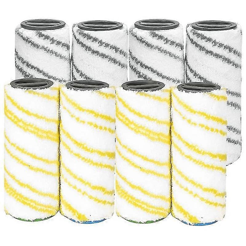 8 stykke sett med ruller for Karcher Fc7 Fc5 Fc3 Fc3d elektrisk gulvrenser 2.055-007.0 / 2.055-006.0